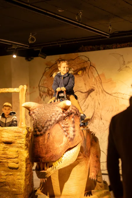 Life-sized dinos