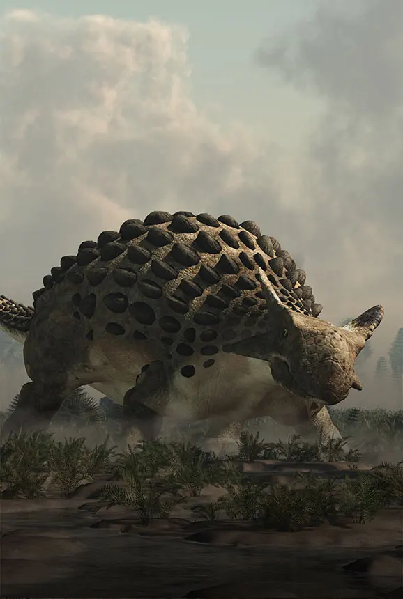 Ankylosaurus - Dinos Alive Exhibit Milan: An Immersive Experience